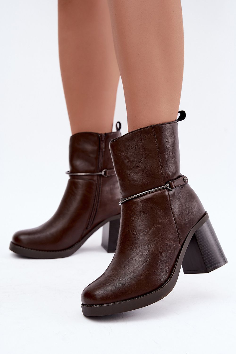  Botine cu toc model 232070 Step in style 