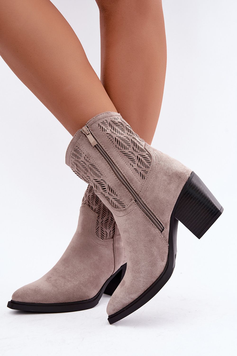  Botine cu toc model 232071 Step in style 