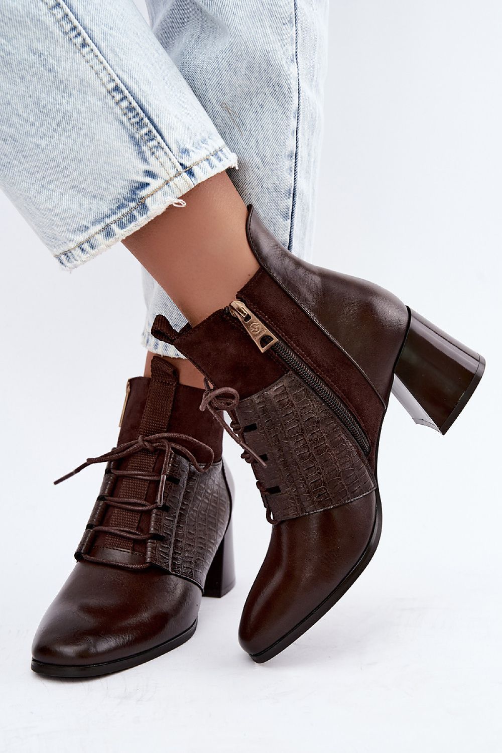  Botine cu toc model 232089 Step in style 
