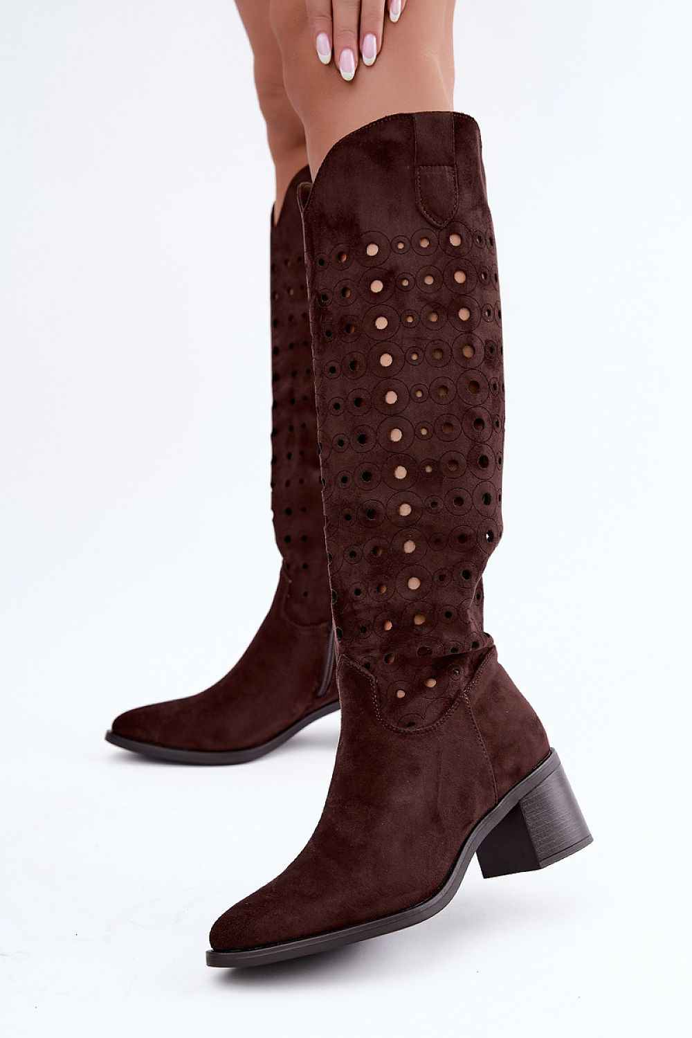  Cizme cu toc model 232090 Step in style 