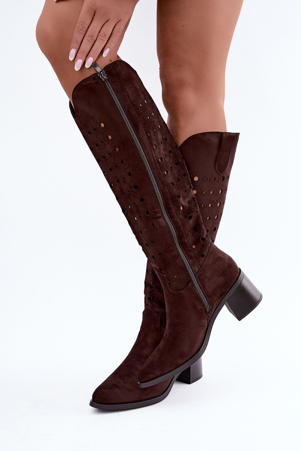  Cizme cu toc model 232090 Step in style 