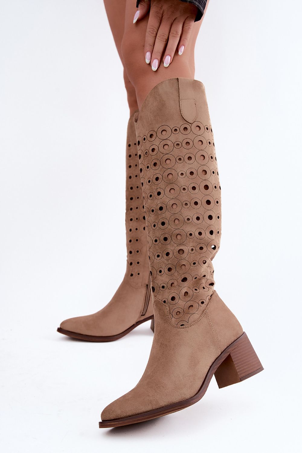  Cizme cu toc model 232091 Step in style 