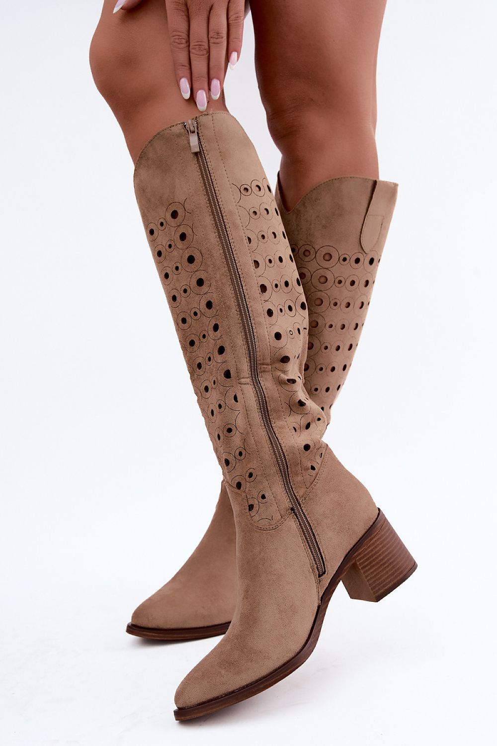 Cizme cu toc model 232091 Step in style 
