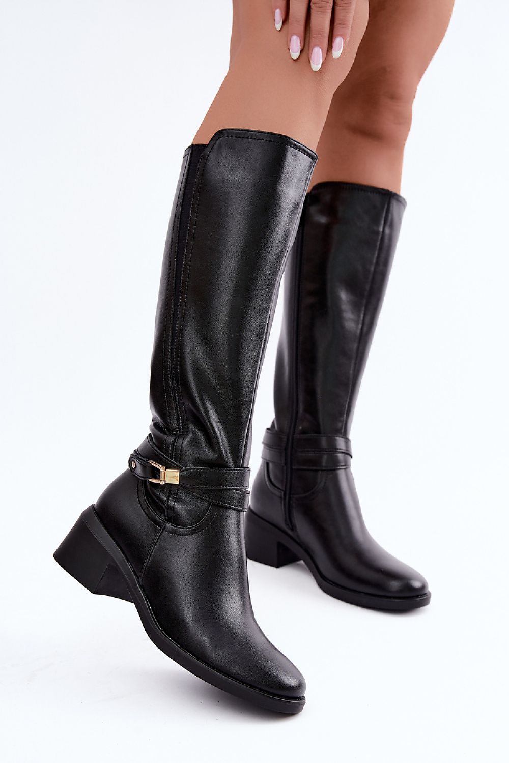  Cizme cu toc model 232092 Step in style 