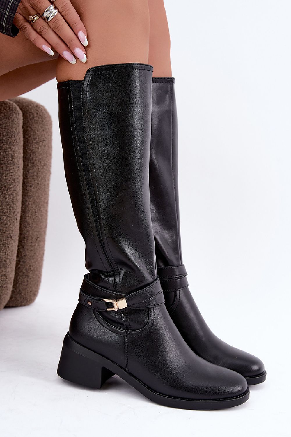  Cizme cu toc model 232092 Step in style 