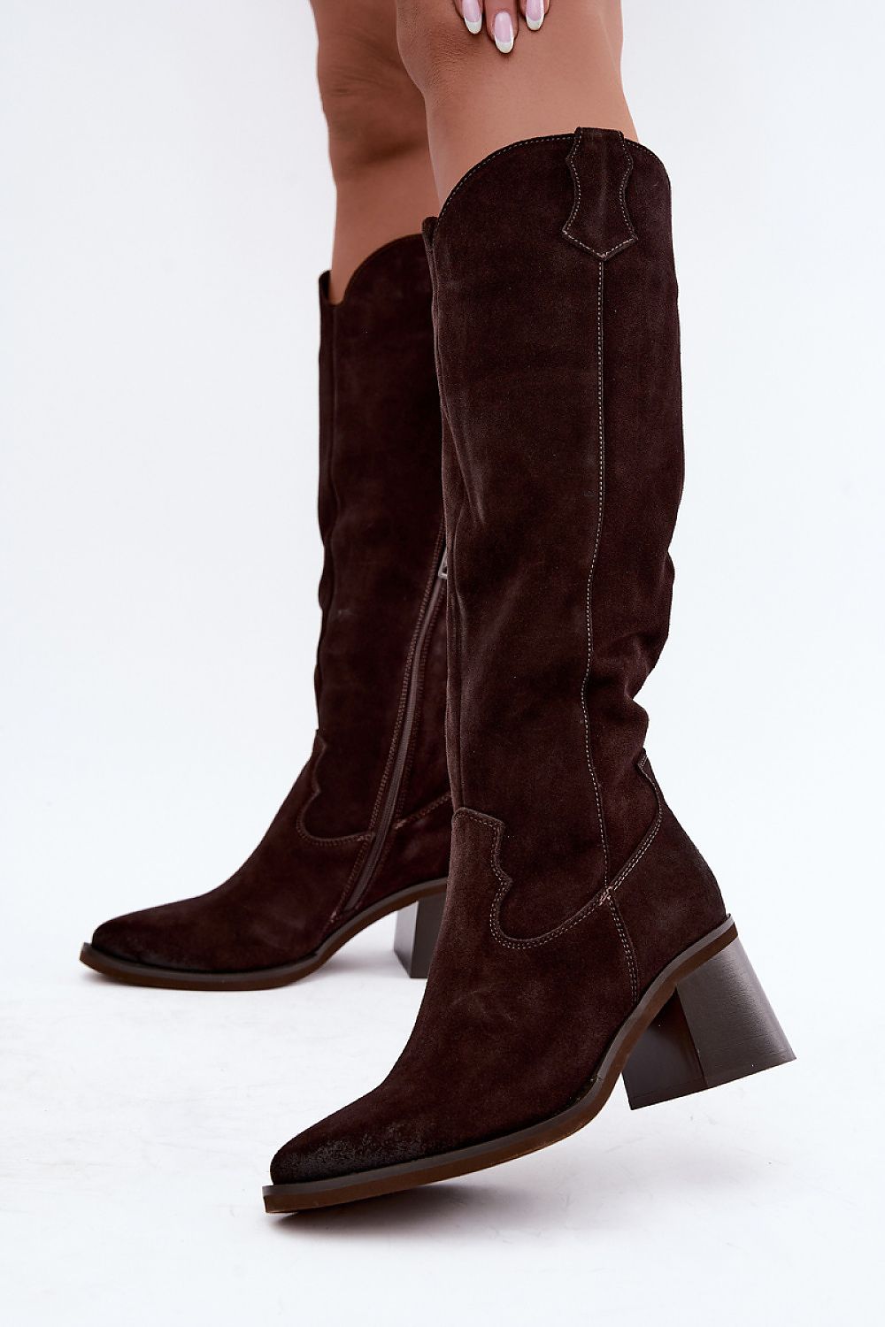  Cizme cu toc model 232093 Step in style 