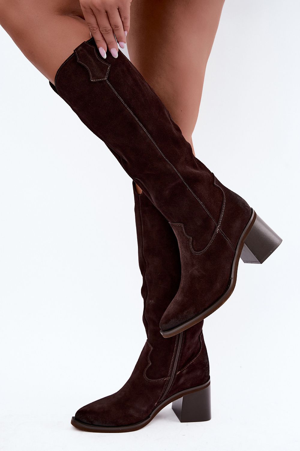  Cizme cu toc model 232093 Step in style 