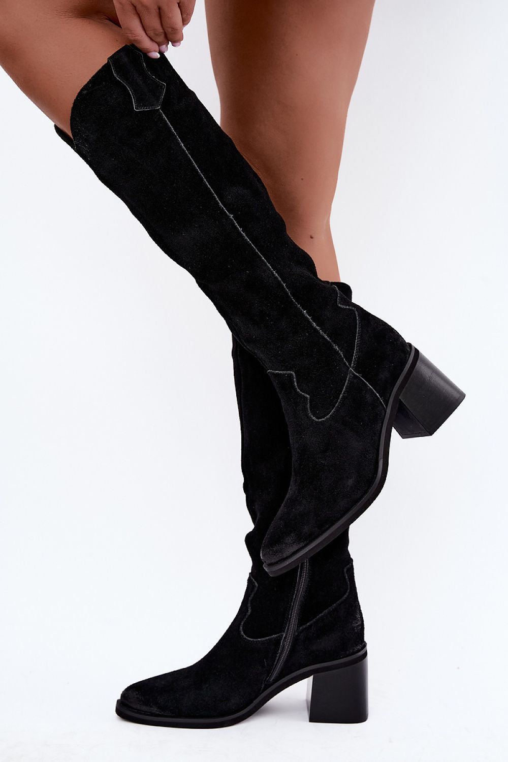  Cizme cu toc model 232094 Step in style 