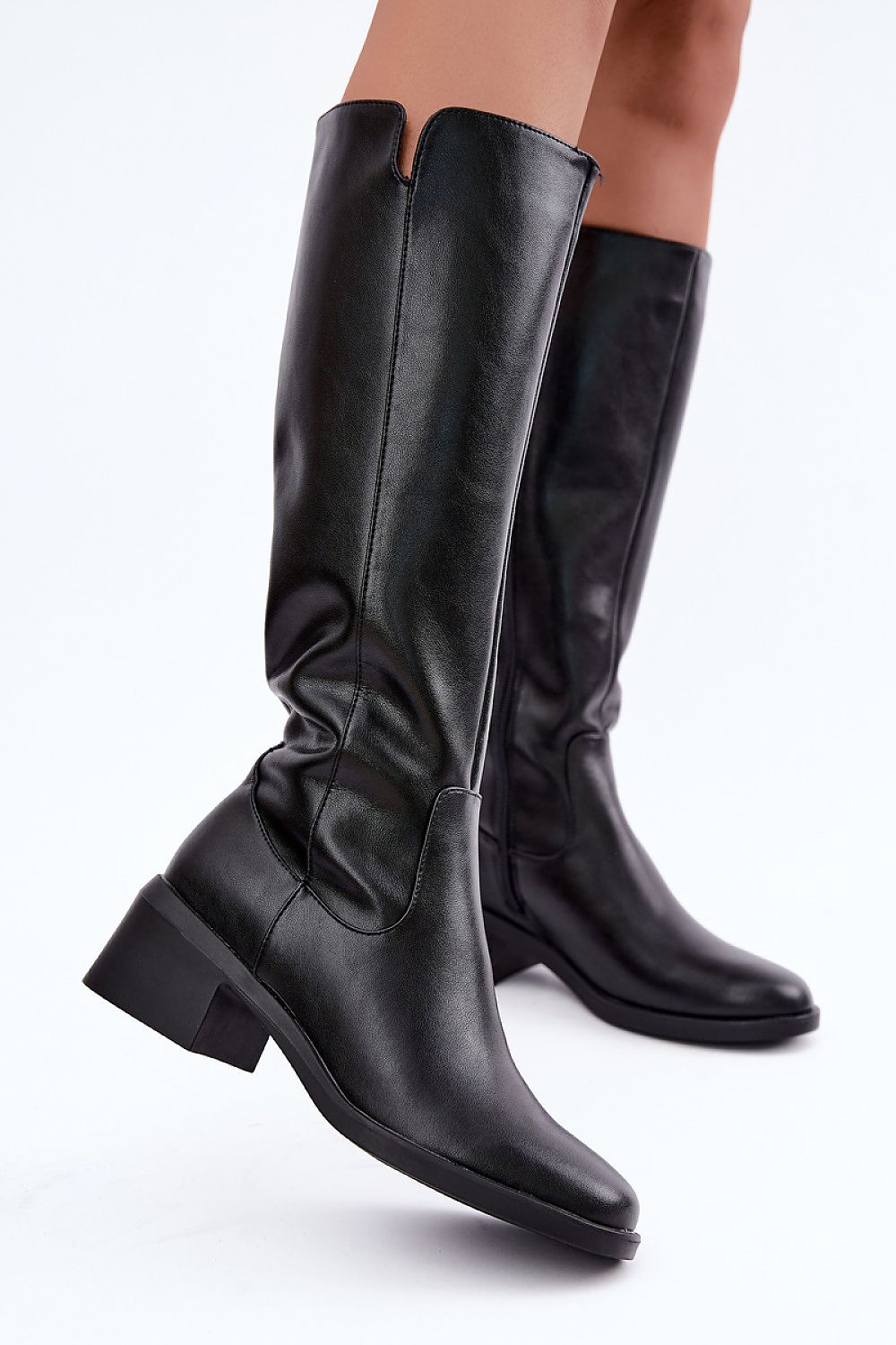  Cizme cu toc model 232095 Step in style 