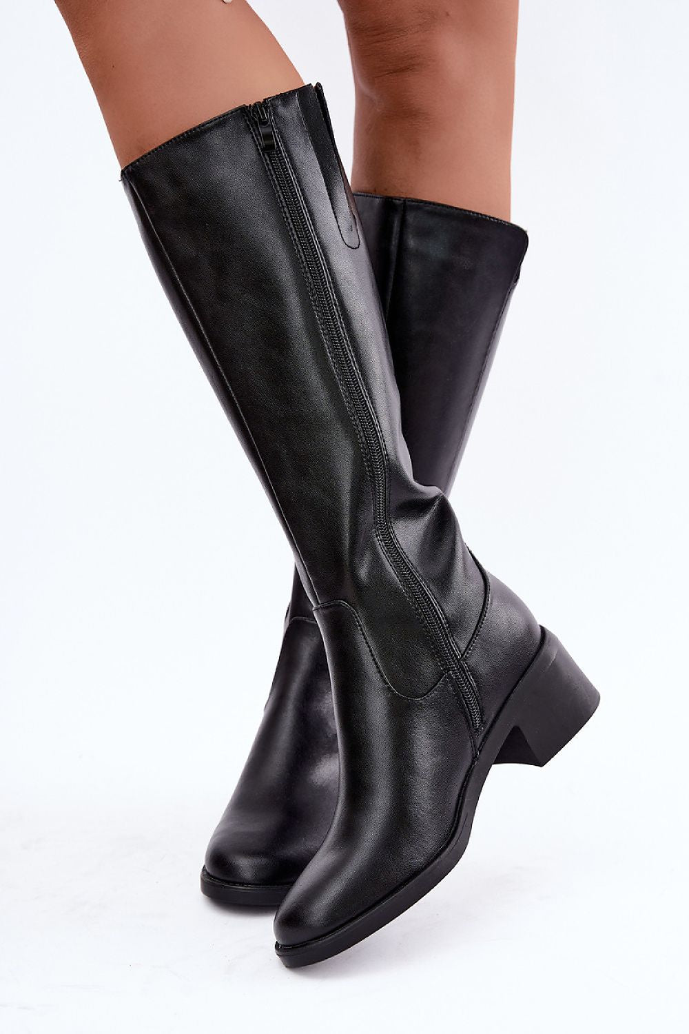  Cizme cu toc model 232095 Step in style 
