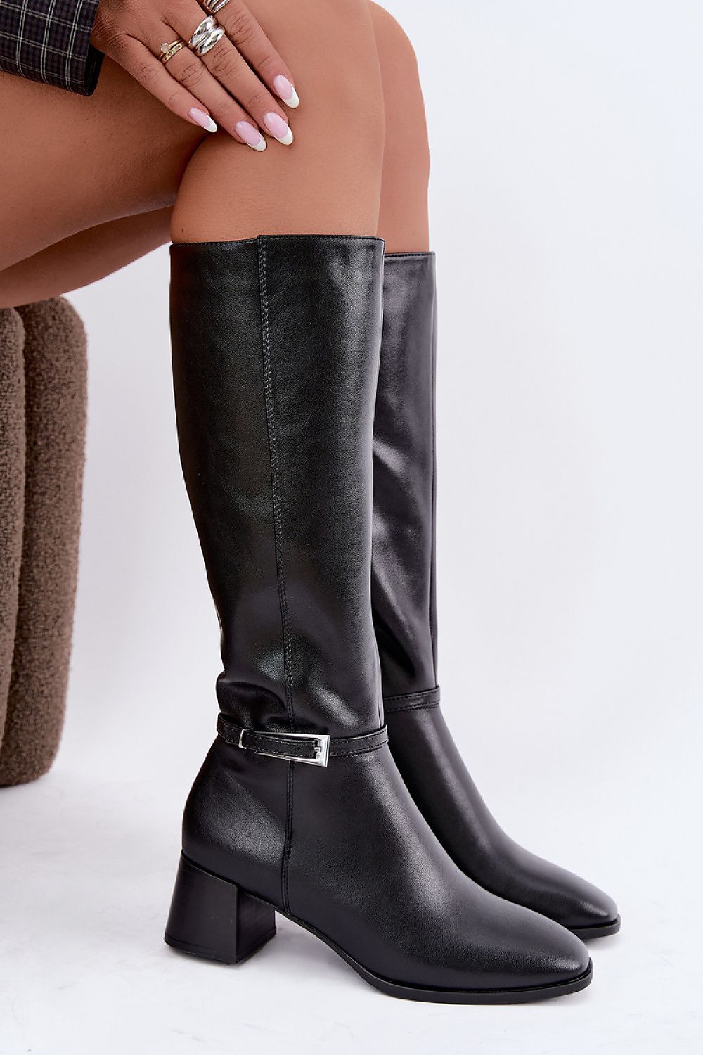  Cizme cu toc model 232097 Step in style 