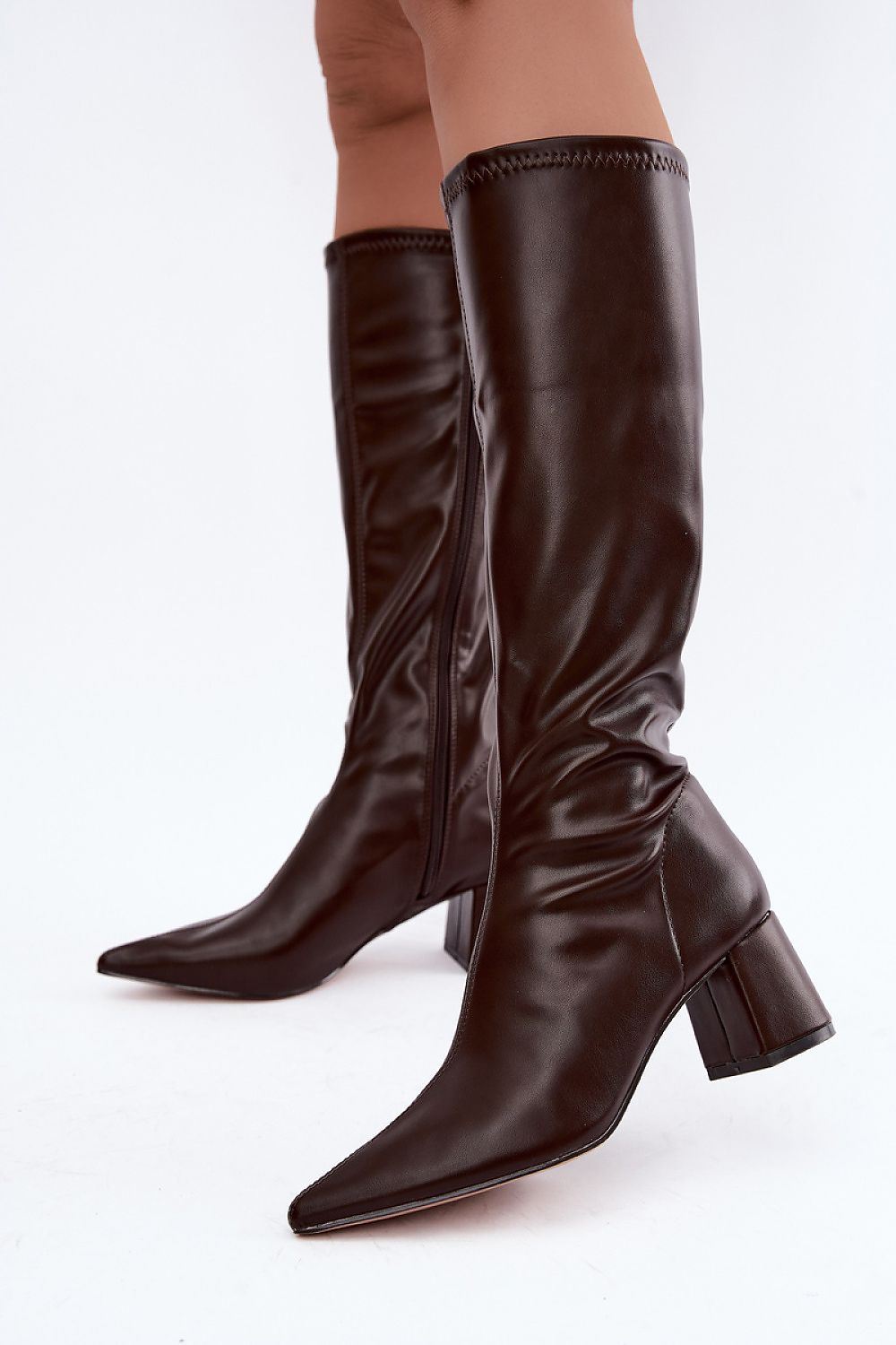  Cizme cu toc model 232113 Step in style 