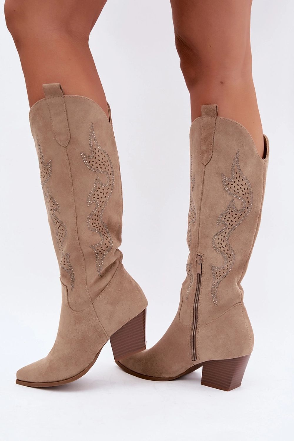  Cizme cu toc model 232099 Step in style 