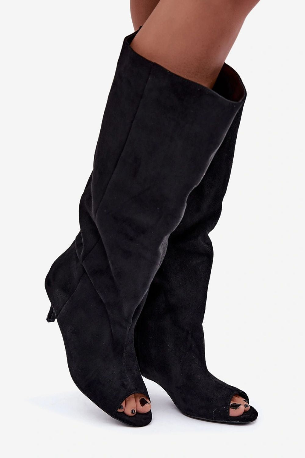  Cizme cu toc model 232102 Step in style 