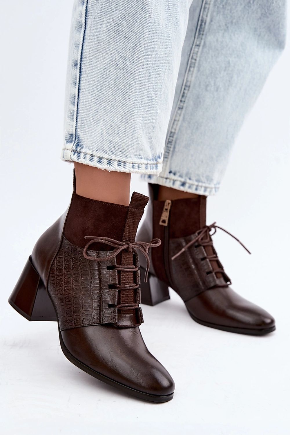  Botine cu toc model 232089 Step in style 