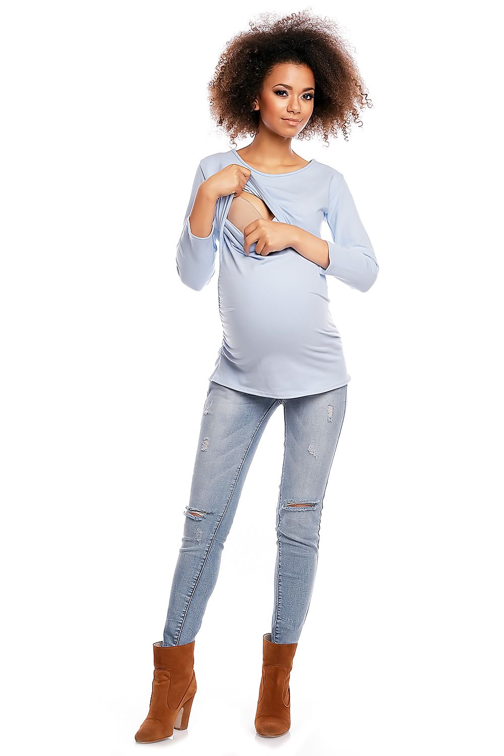  Tunicã pentru gravide model 84450 PeeKaBoo 