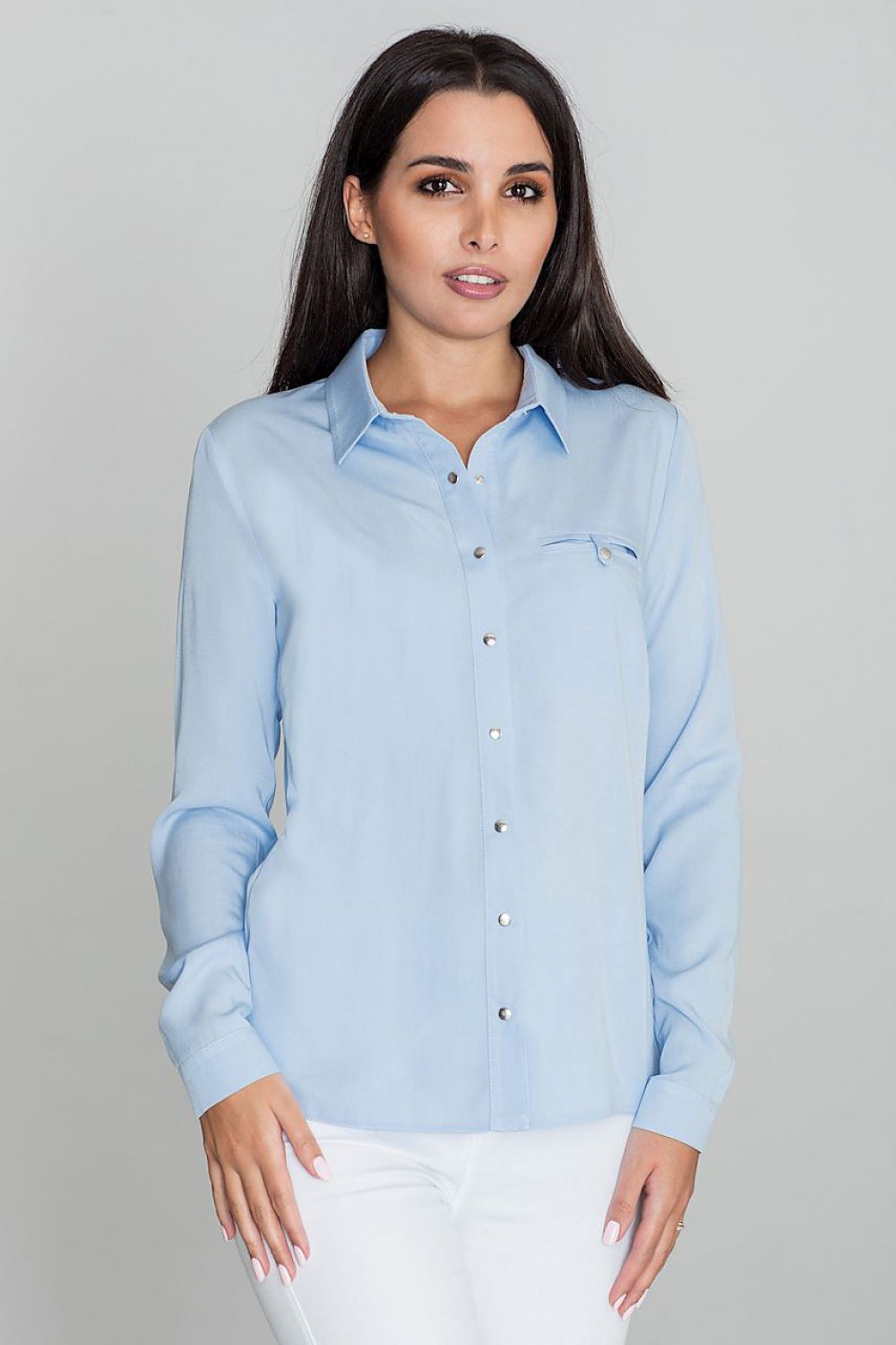  Cămaşă cu mânecă lungă model 111030 Figl 