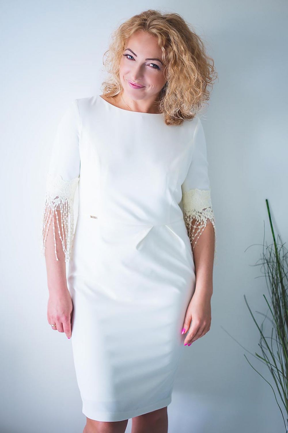  Rochie marime plus model 132938 Jersa 