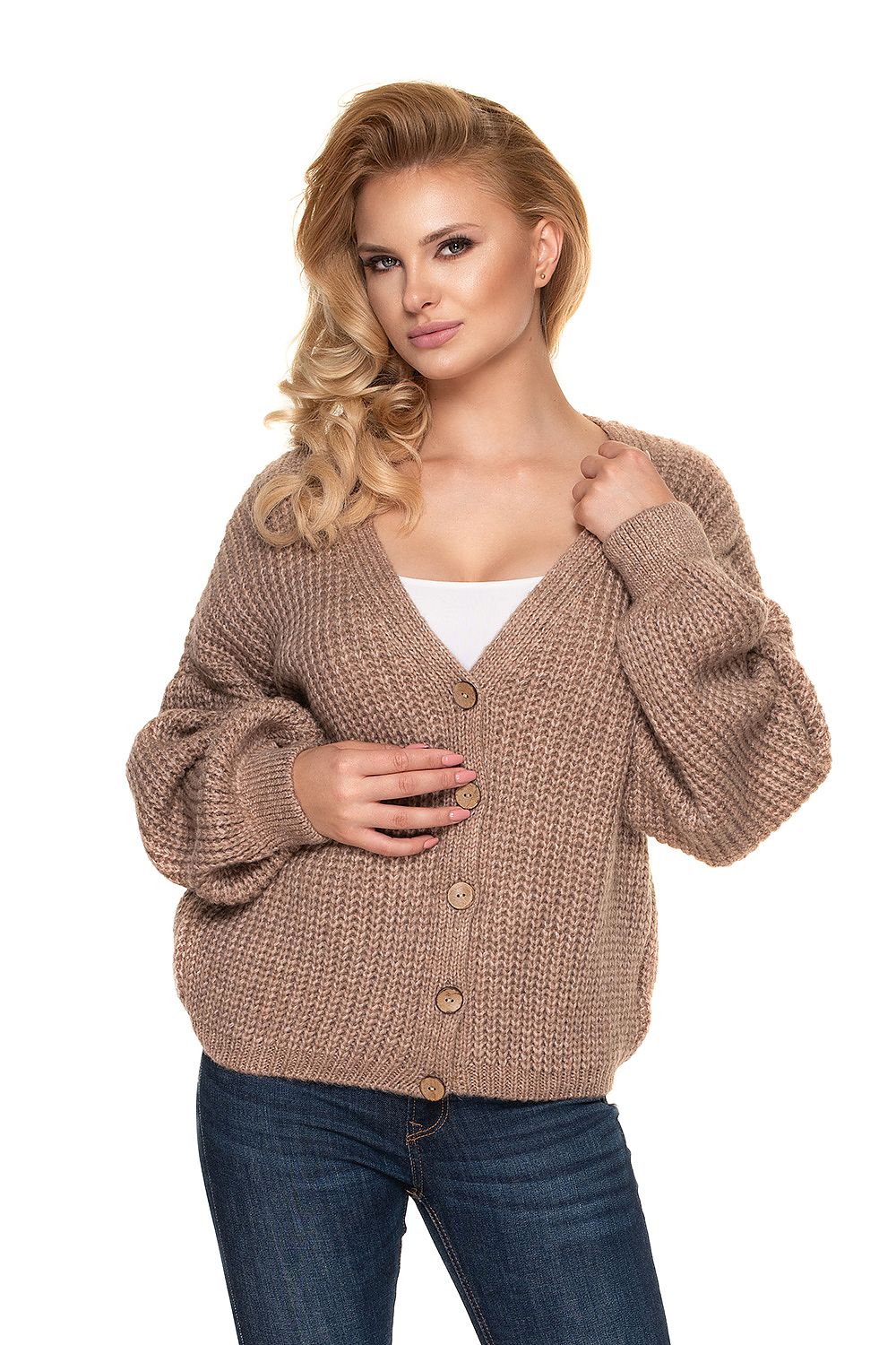  Sveter cu închidere model 156913 PeeKaBoo 