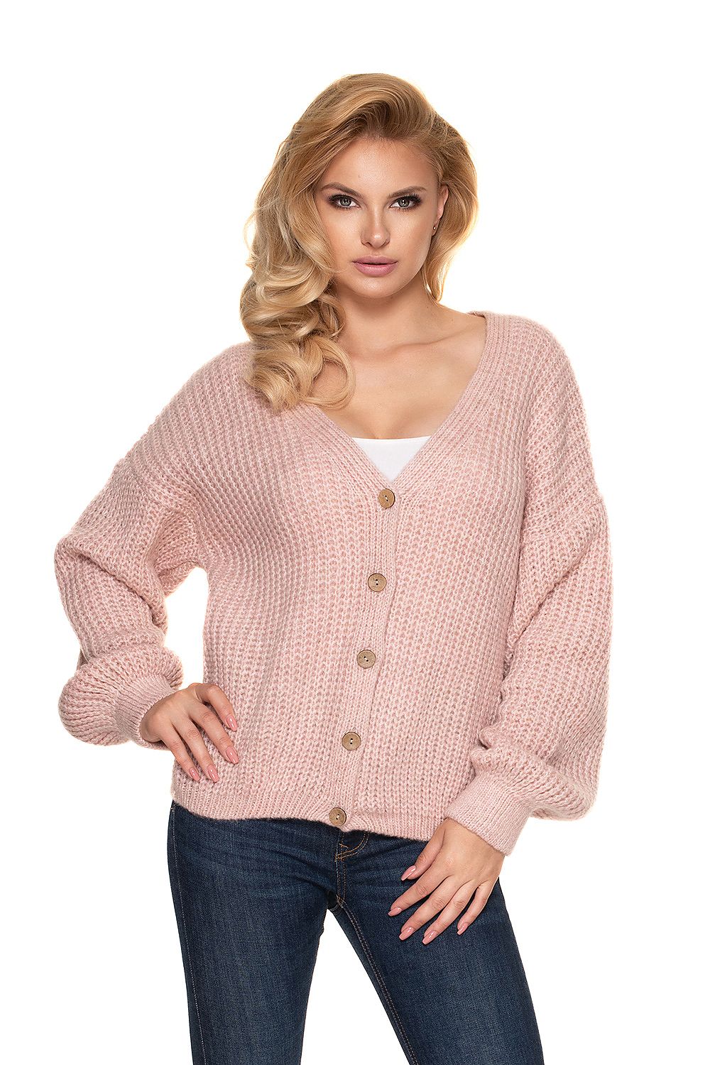  Sveter cu închidere model 156914 PeeKaBoo 
