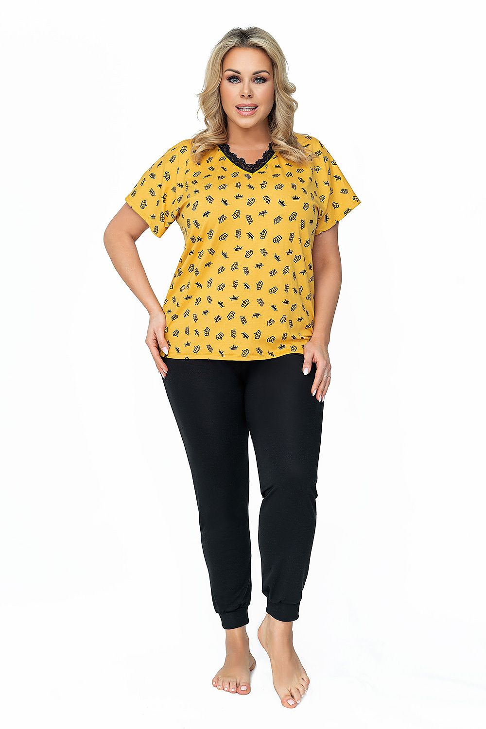  Pijamale Plus Size model 158185 Donna 