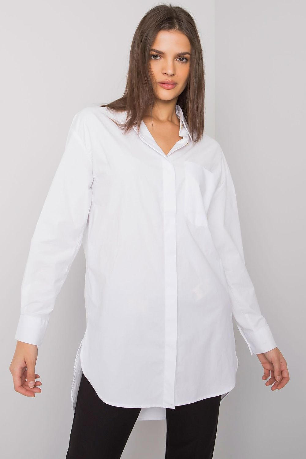  Cămaşă cu mânecă lungă model 160738 Ex Moda 