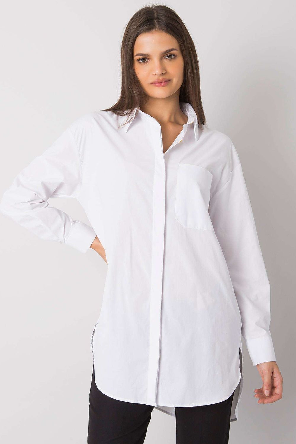  Cămaşă cu mânecă lungă model 160738 Ex Moda 