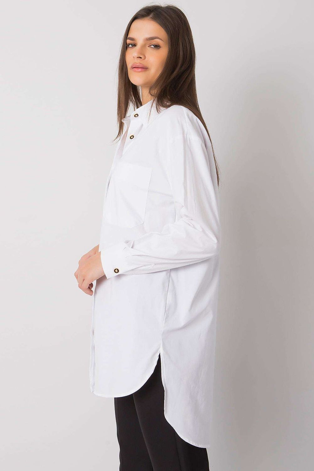  Cămaşă cu mânecă lungă model 160738 Ex Moda 