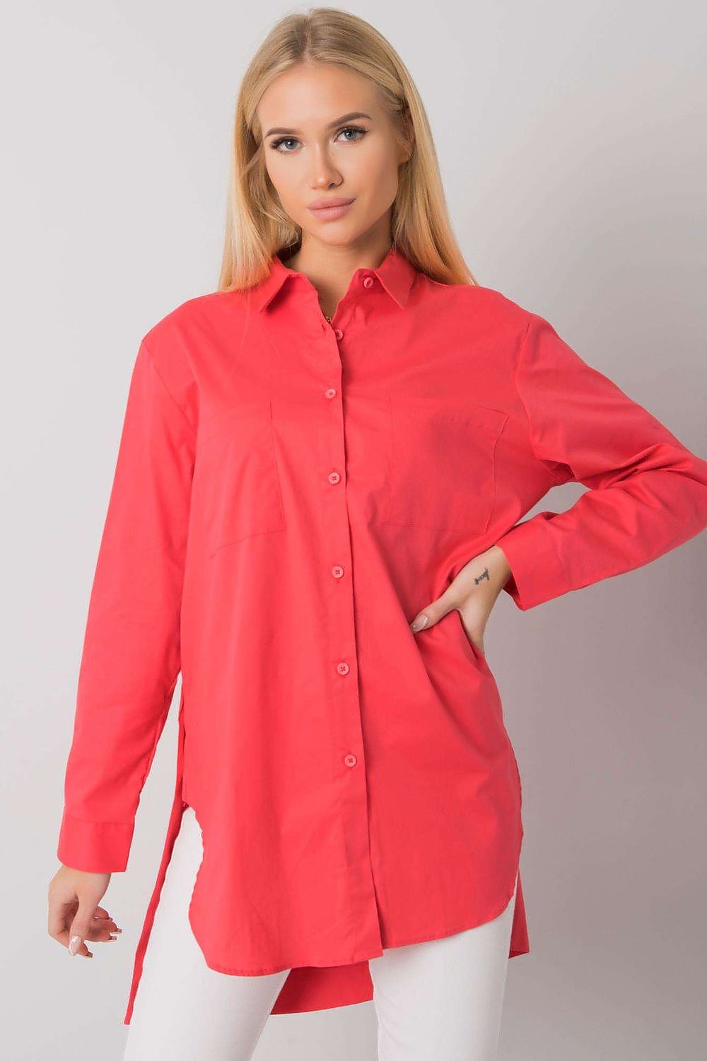  Cămaşă cu mânecă lungă model 160740 Ex Moda 