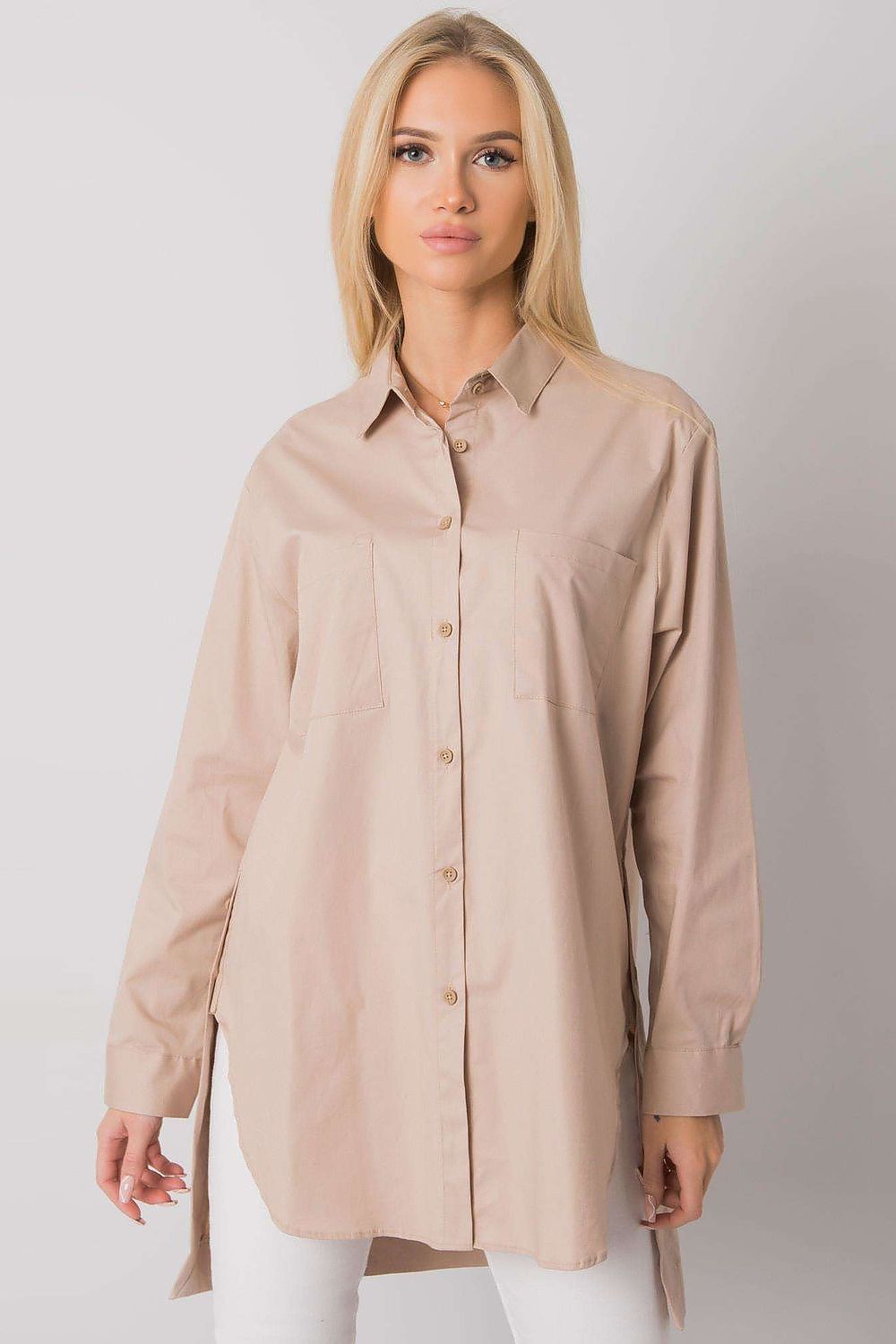  Cămaşă cu mânecă lungă model 160741 Ex Moda 
