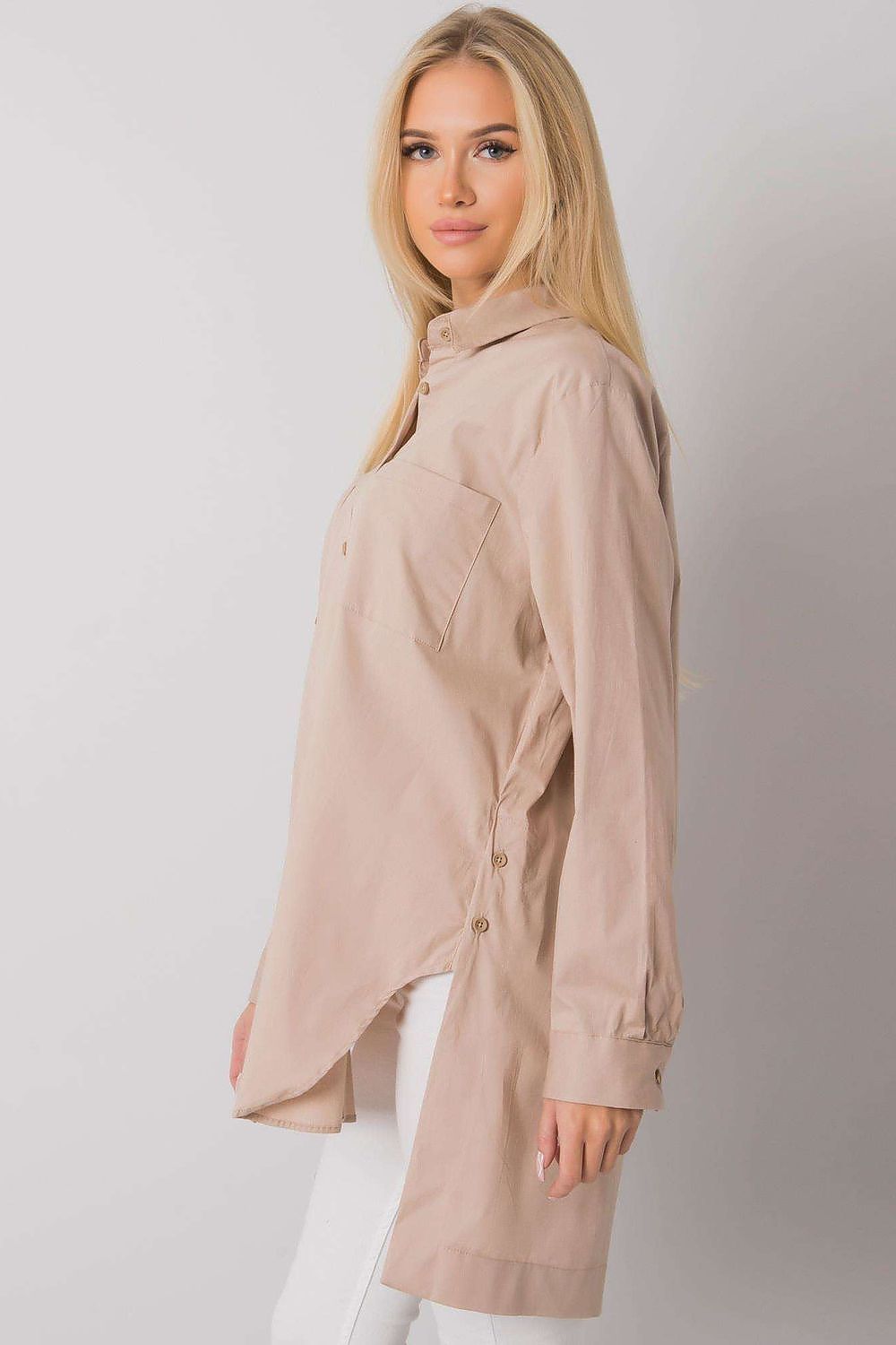  Cămaşă cu mânecă lungă model 160741 Ex Moda 