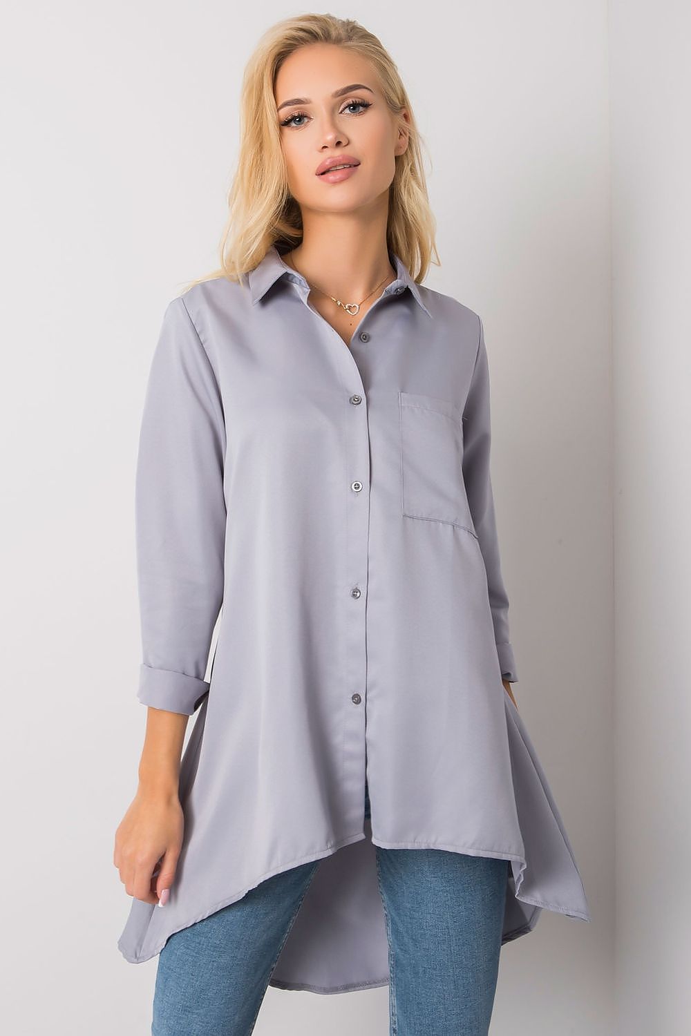  Cămaşă cu mânecă lungă model 160751 Ex Moda 