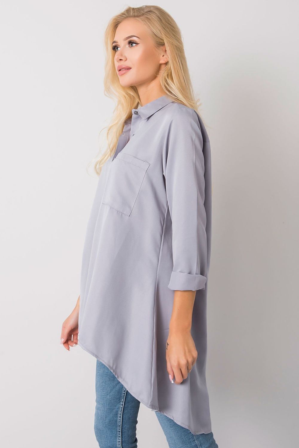  Cămaşă cu mânecă lungă model 160751 Ex Moda 