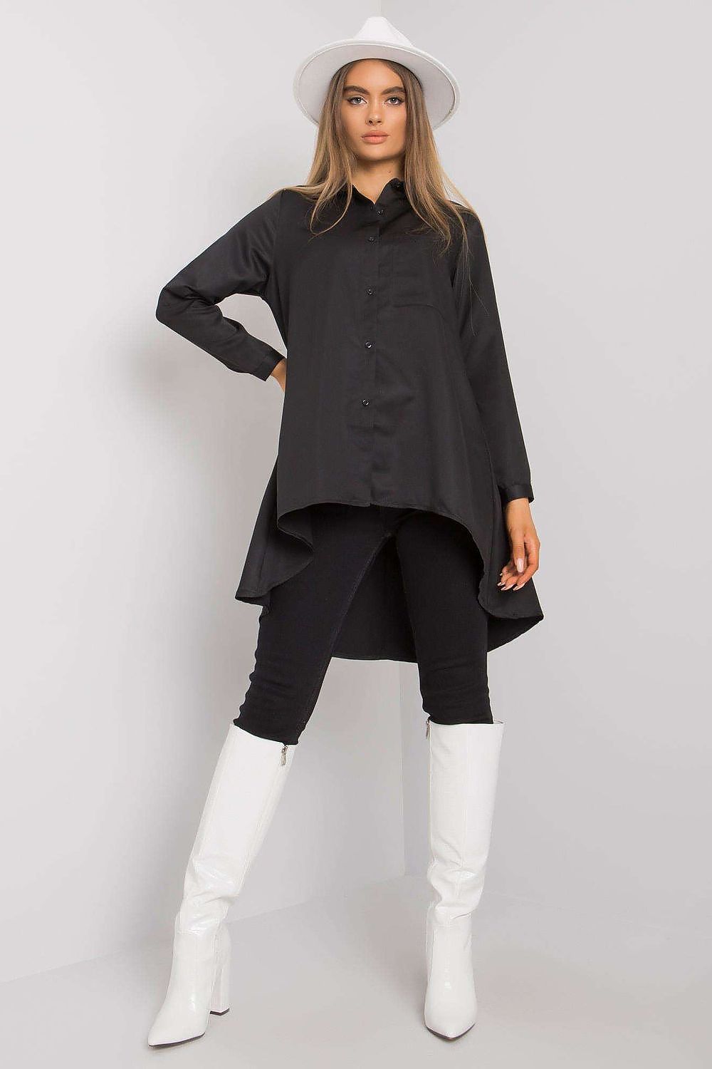  Cămaşă cu mânecă lungă model 160752 Ex Moda 