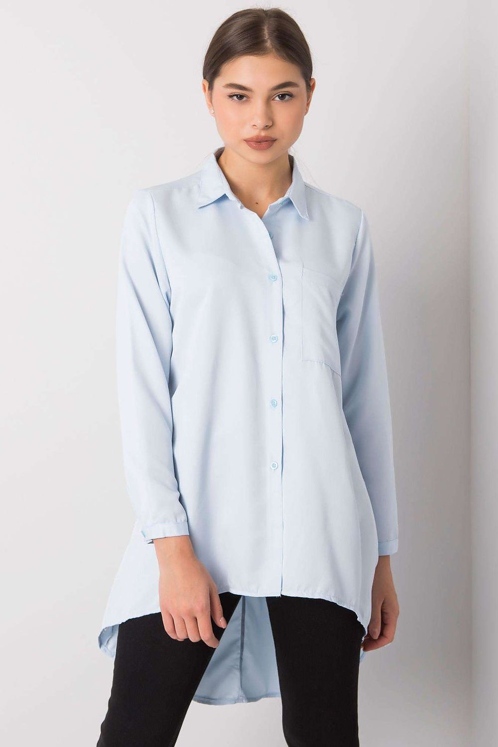  Cămaşă cu mânecă lungă model 160754 Ex Moda 
