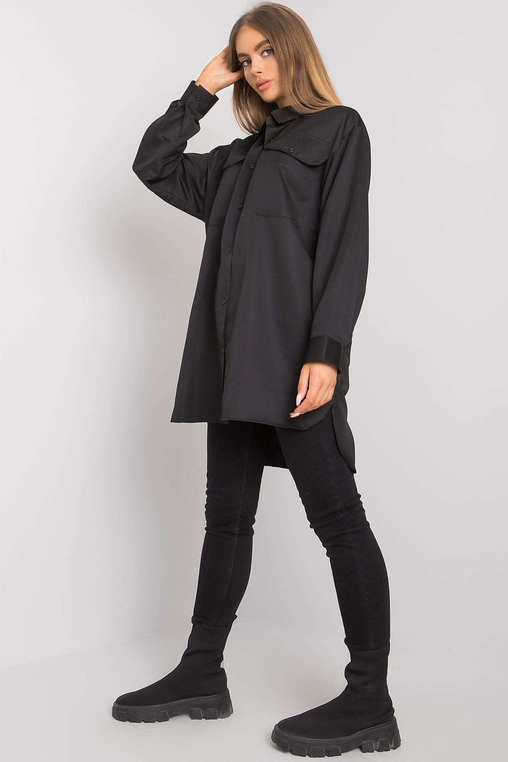  Cămaşă cu mânecă lungă model 160756 Ex Moda 