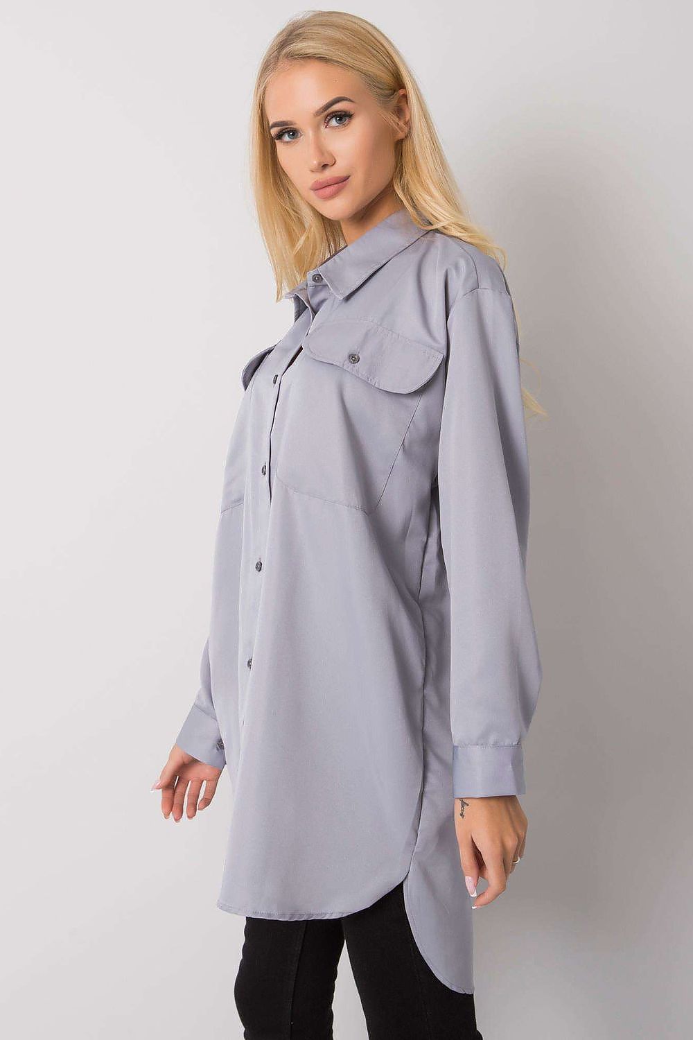  Cămaşă cu mânecă lungă model 160758 Ex Moda 