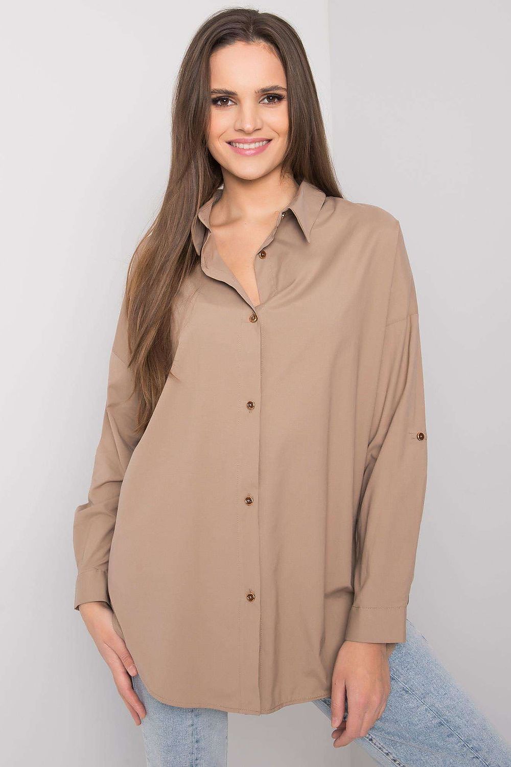 Cămaşă cu mânecă lungă model 161931 Ex Moda 