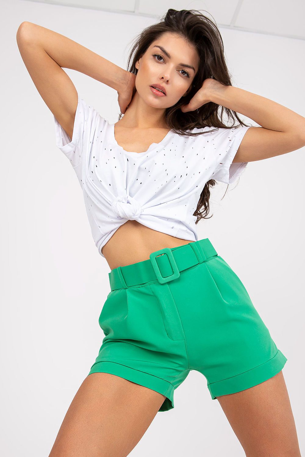  Pantaloni scurţi model 166318 Italy Moda 