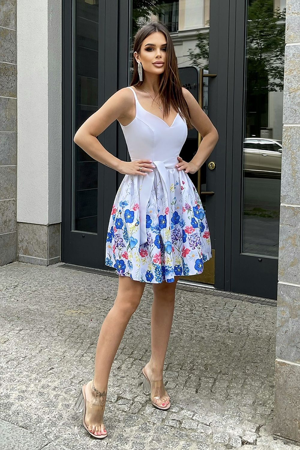  Rochie elegantă model 169429 Bicotone 
