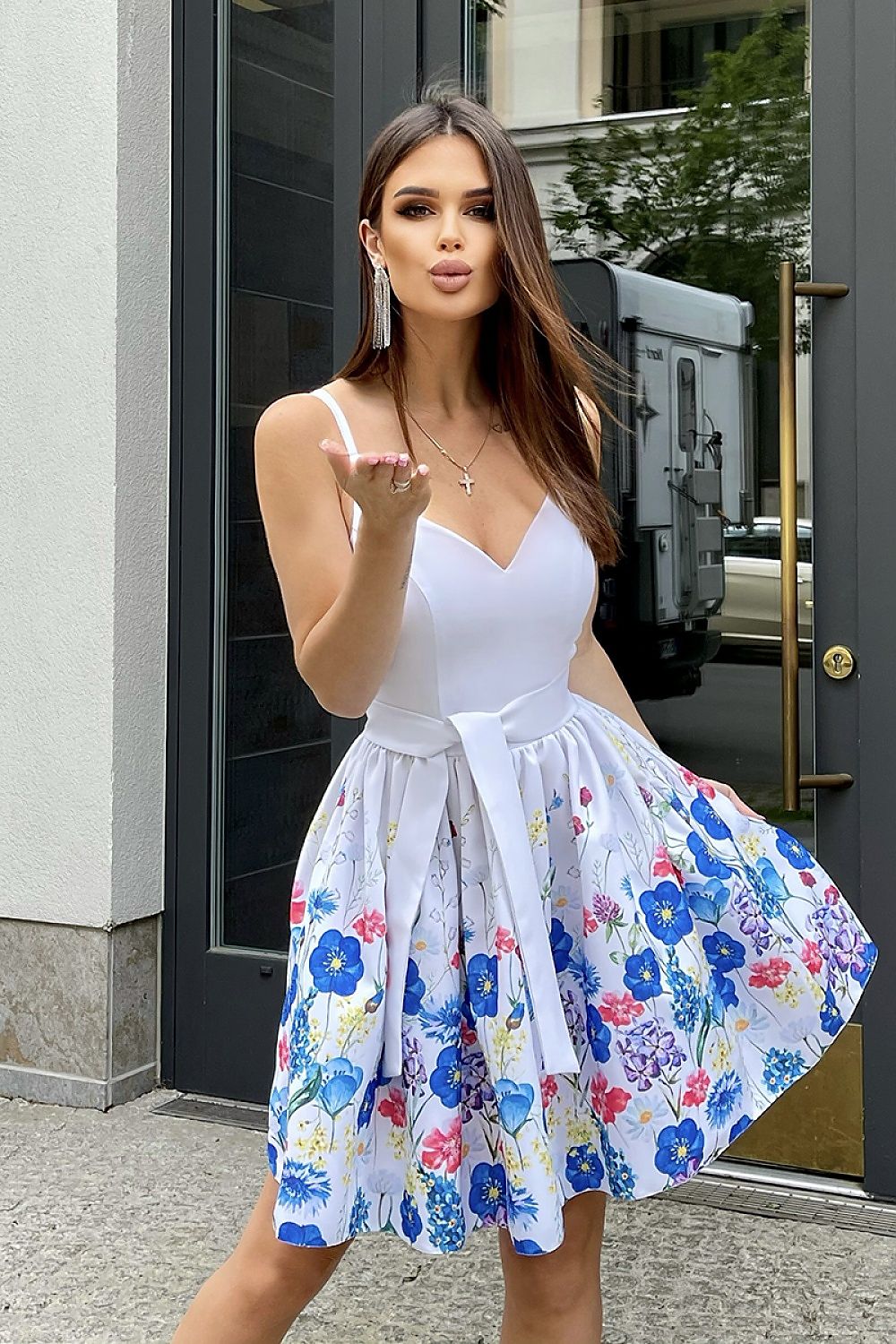  Rochie elegantă model 169429 Bicotone 