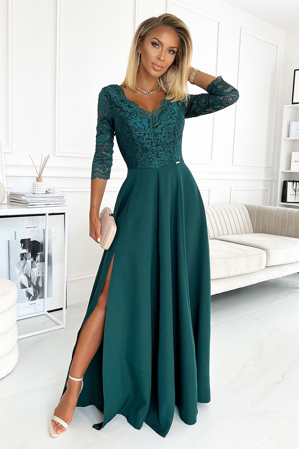  Rochie lungă model 171435 Numoco 