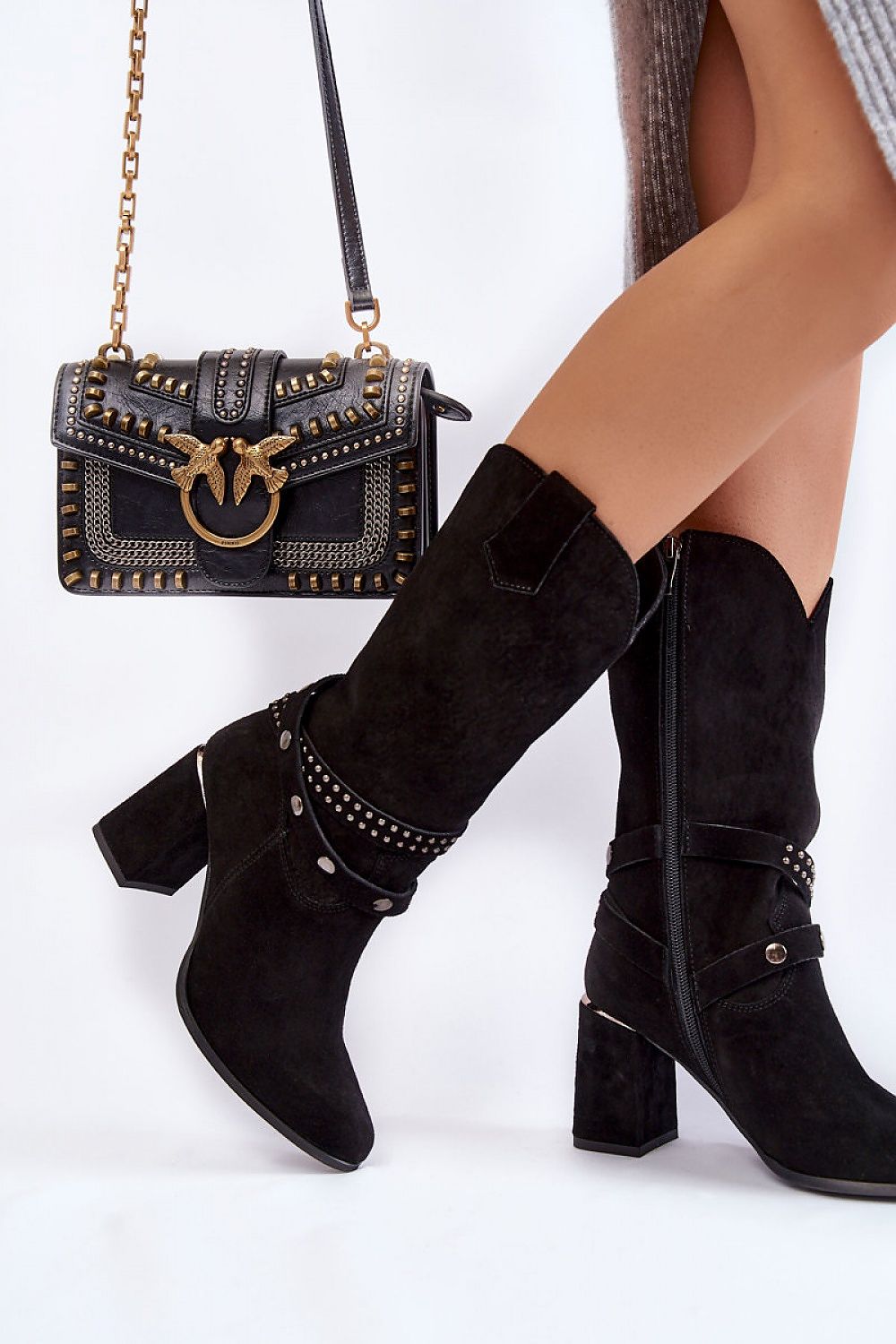  Cizme cu toc model 173533 Step in style 