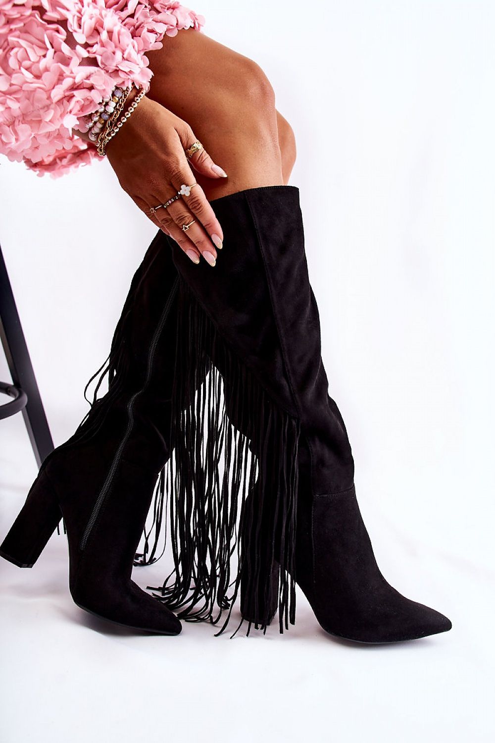  Cizme cu toc model 173619 Step in style 