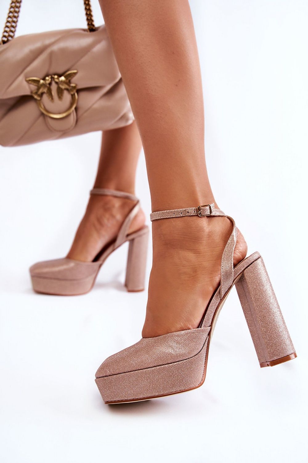  Sandale cu toc model 173739 Step in style 