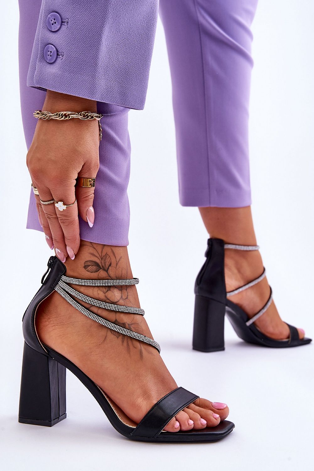  Sandale cu toc model 178019 Step in style 
