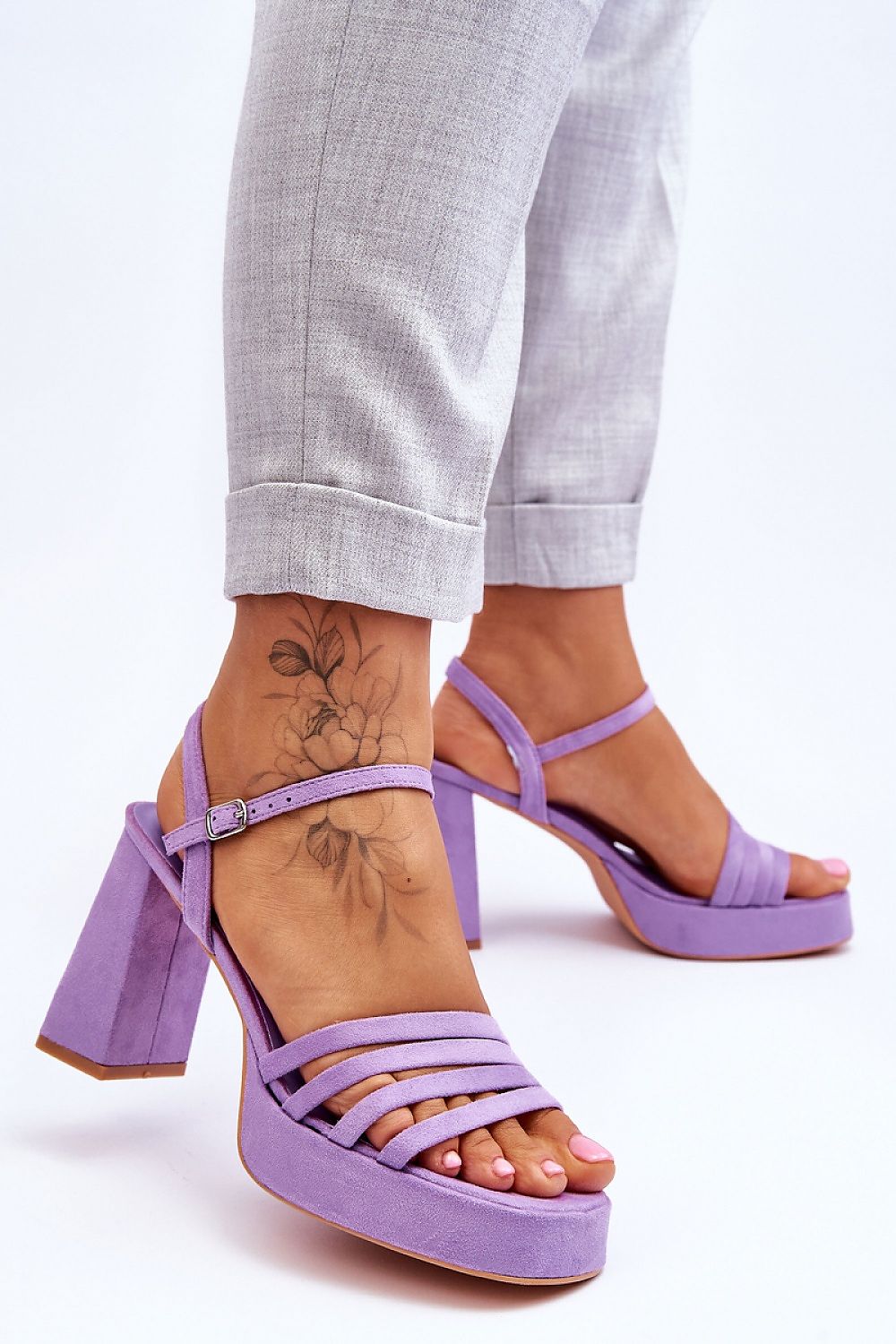  Sandale cu toc model 179119 Step in style 