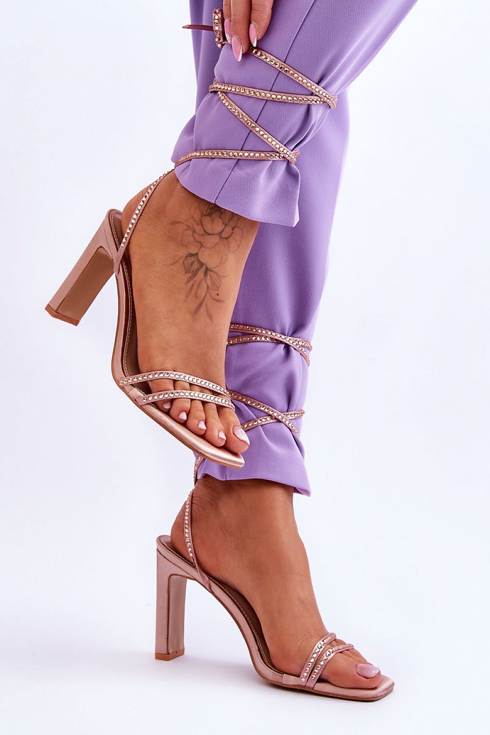  Sandale cu şiret model 179622 Step in style 