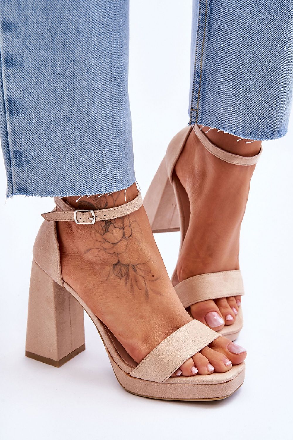  Sandale cu toc model 179871 Step in style 