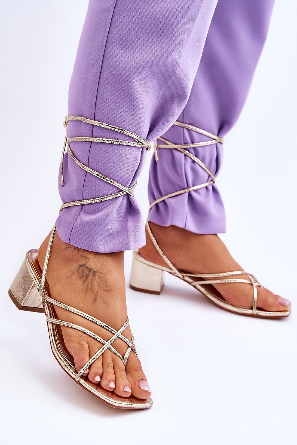  Sandale cu şiret model 180121 Step in style 